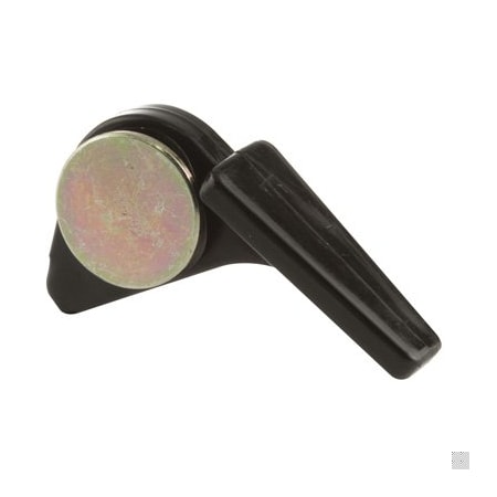 Prime-Line Window Latch, Fits Rolleze Series 710 Horizontal Sliding Windows, 1/2in Stem Dia., Black Plastic, F 2608